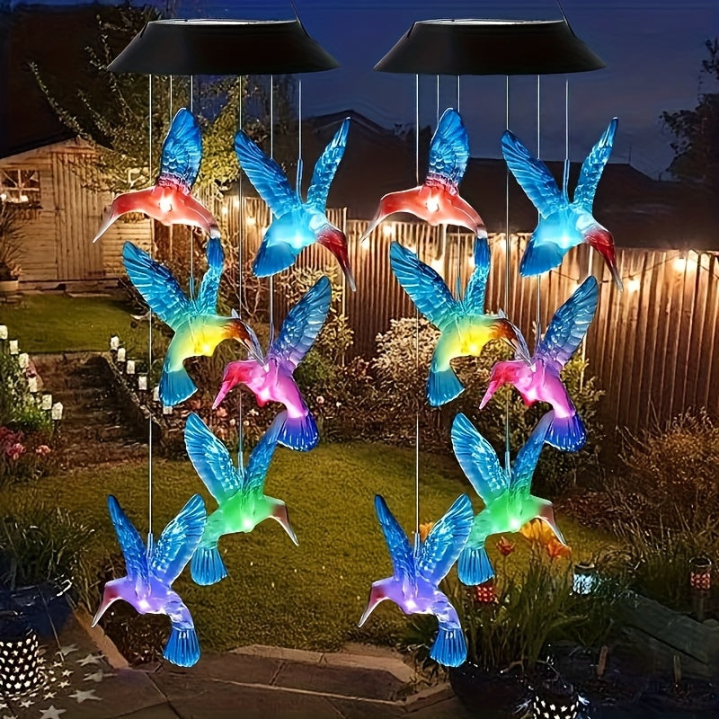 Luces solares para avispas con cambio de color - Luces LED para jardín al aire libre con plástico duradero, ideales para patio, porche, jardín y decoración de paisajes - Regalo ideal para mamá, abuela, esposa, tía, hermana, luces solares para jardín, ilu