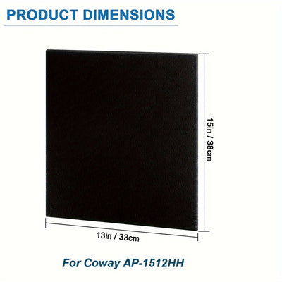 Filtro Pre-Activado de Carbón Compatible con Coway Airmega Mighty AP-1512HH - Eliminador de Olores, Compatible con Modelos de 200m y Más, Pieza #3304899