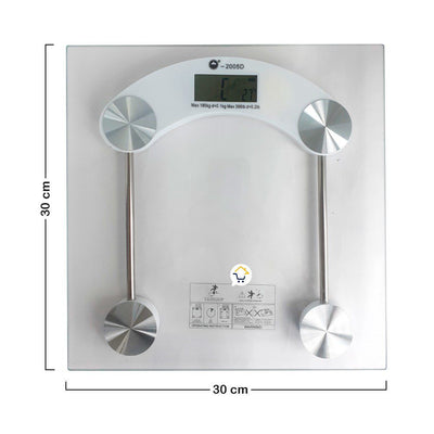 Balanza Baño Portátil Báscula Digital Pesa 180 Kg 2005D