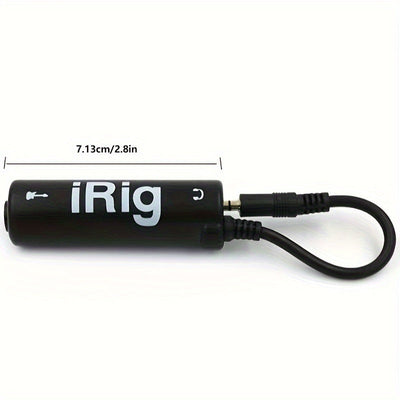 Guitar Interface I-Rig Converter Reemplazo De Guitarra Para Teléfono Interfaz De Audio De Guitarra Afinador De Guitarra Línea De Guitarra I-Rig Converter Accesorios De Guitarra