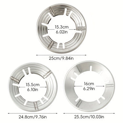 2pcs Cubiertas para Quemadores de Estufa de Gas - Resistentes al Calor, Anillos Antideslizantes para Ventilación, para Cocinar Eficientemente, Adecuados para Sartenes Planas y Redondas, Ideales para Uso en Casa, Dormitorio y Restaurante, Protectores para