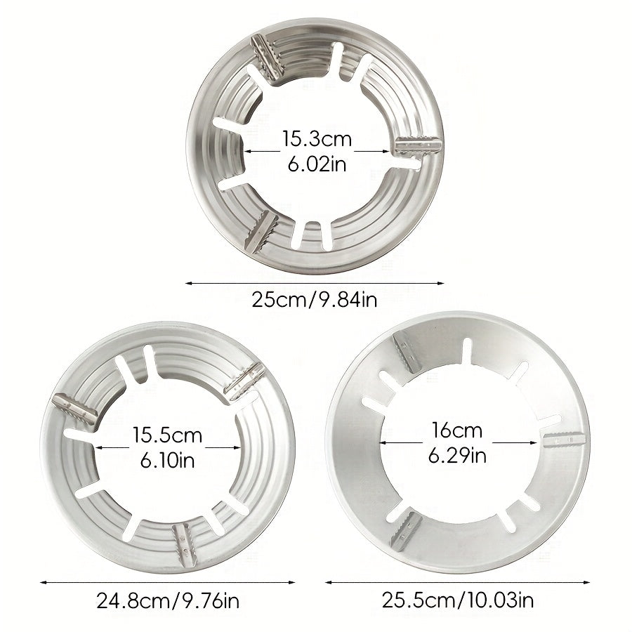 2pcs Cubiertas para Quemadores de Estufa de Gas - Resistentes al Calor, Anillos Antideslizantes para Ventilación, para Cocinar Eficientemente, Adecuados para Sartenes Planas y Redondas, Ideales para Uso en Casa, Dormitorio y Restaurante, Protectores para