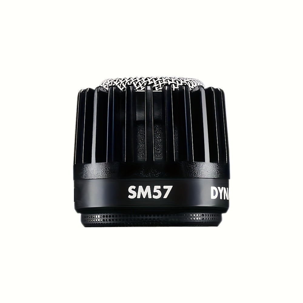 Microfono Profesional SM57 - Micrófono de Mano con Patrón de Captación en Forma de Corazón, Reducción de Ruido, para Estudio, Escenario y Karaoke - Compatible con Interfases/Mezcladores (Conector 6.35mm, Sin Batería) - Ideal para Vocalistas, Músicos, Pod