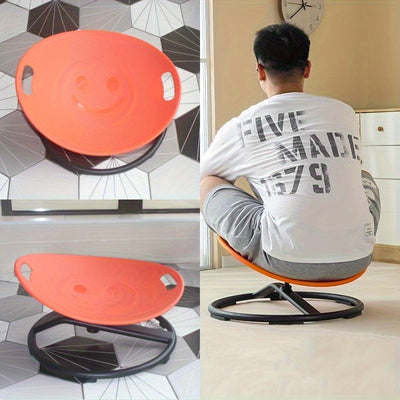1 Disco Rotativo Circular para Entrenamiento Vestibular en Casa. Disponible en 4 colores. Diseño ovalado con efecto de ondas, base metálica antideslizante. Plástico duradero. Ideal para centros de entrenamiento, deportivos y rehabilitación