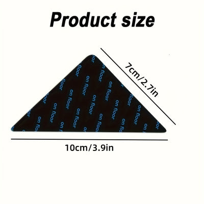 4/8/16/24/40pcs Sujetadores de Alfombras para Suelos de Madera Dura y Azulejos, Sujetadores Antideslizantes para Alfombras de Área, Cinta Adhesiva Reutilizable y Lavable para Alfombras de Área, Sujetadores de Alfombras Adhesivos de Doble Cara, Mantienen