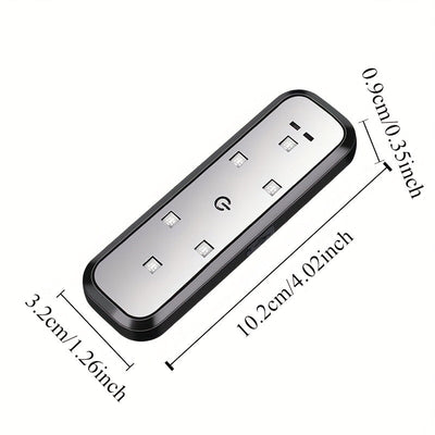 Alarma magnética para puertas, luz automática de apertura, luz LED de bienvenida, indicador luminoso de apertura