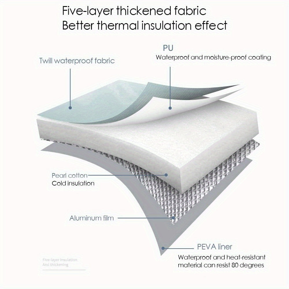 1pc Bañera Plegable para Pies Azul Claro con Asa - Portátil, Bañera de Spa de Gran Capacidad para Cuidado de Pies, Manos y Uñas, Ideal para Casa y Camping al Aire Libre, Bañera de Remojo para Pies
