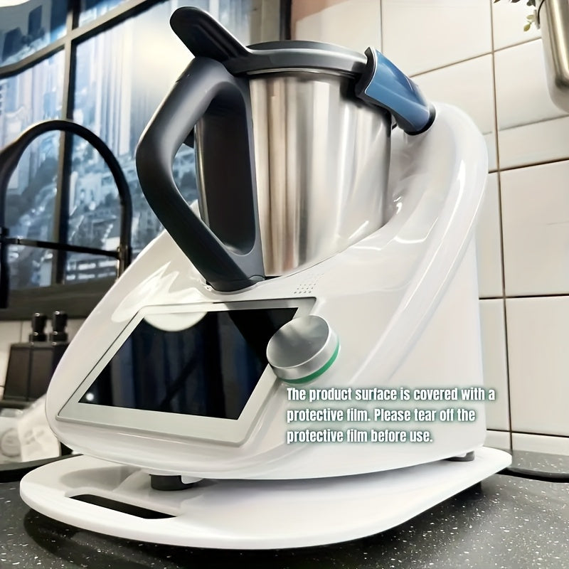 Thermomix TM5/TM6 ¡Especial! Alfombrillas antideslizantes: soportes para encimeras de cocina, accesorios duraderos para procesador de alimentos (/blanco)