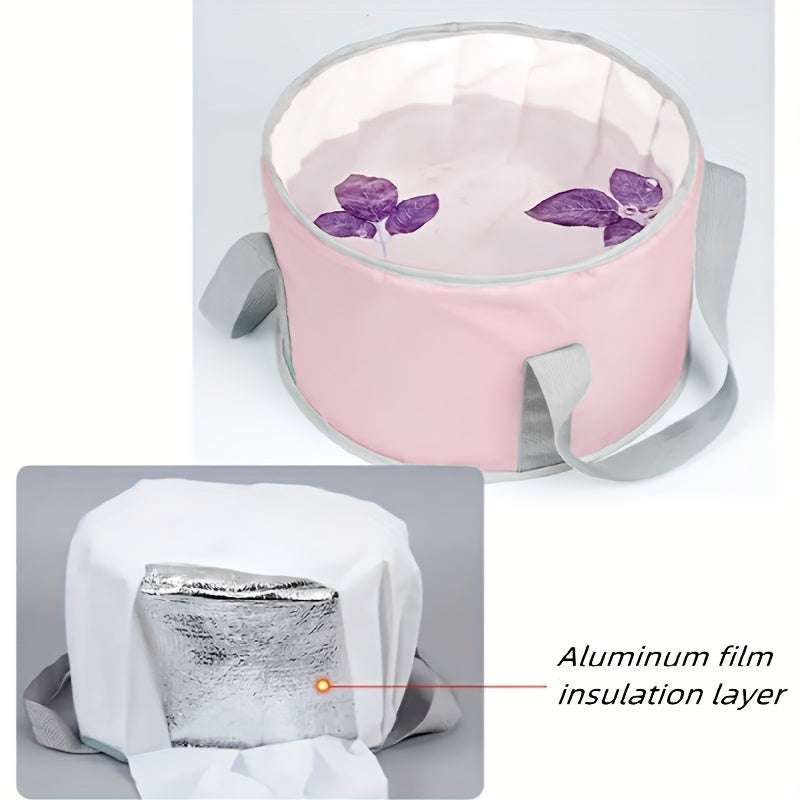 Cubo de baño de pies plegable, portátil, pierna profunda, sin perfume, no eléctrico, sin batería, sin adaptador de corriente, con nombre de marca Explore, para el hogar, dormitorio
