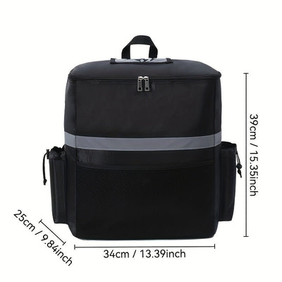 Gran Capacidad Bolsa Térmica Aislada - Mochila Impermeable y Duradera para Playa, Picnic, Escuela, Oficina, Viajes y Cocina en Casa - Disponible en Gris o , Bolso de Almuerzo No Contacto con Alimentos, Ideal para Vuelta al Colegio