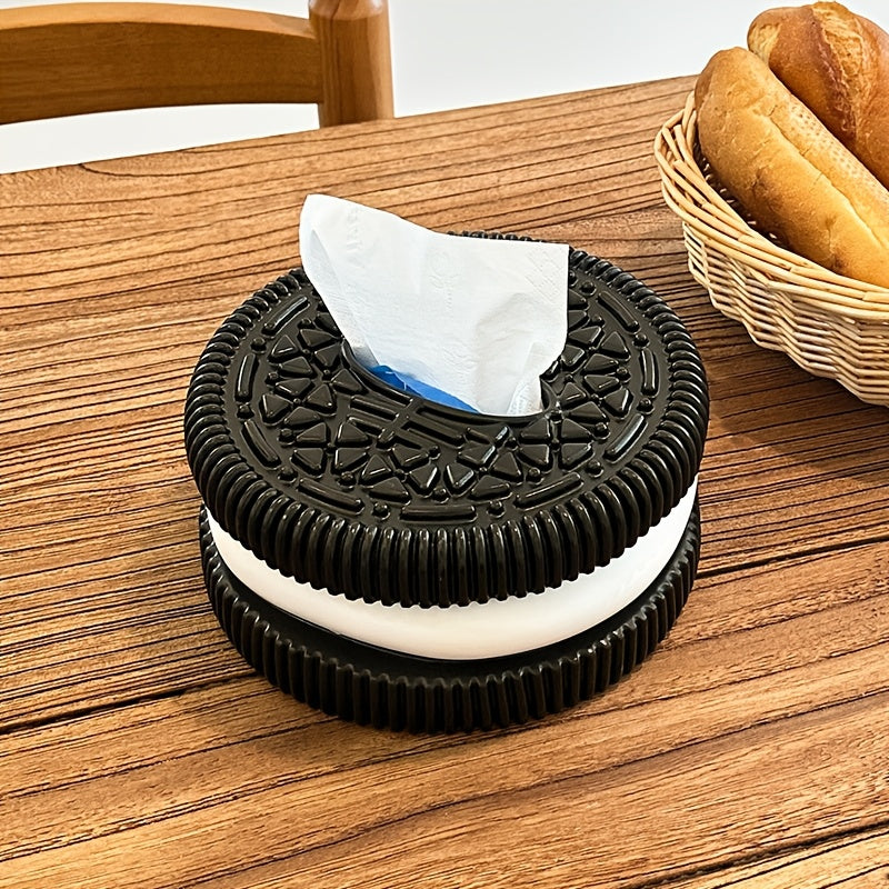 Una caja de pañuelos diseñada creativamente, un elegante soporte para pañuelos, adecuado para el hogar, la sala de estar y el baño.