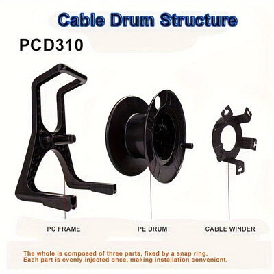 Carrete de cable Altavoz de audio Cable móvil Carrete de recogida Carrete de plástico Bobina de bobinado