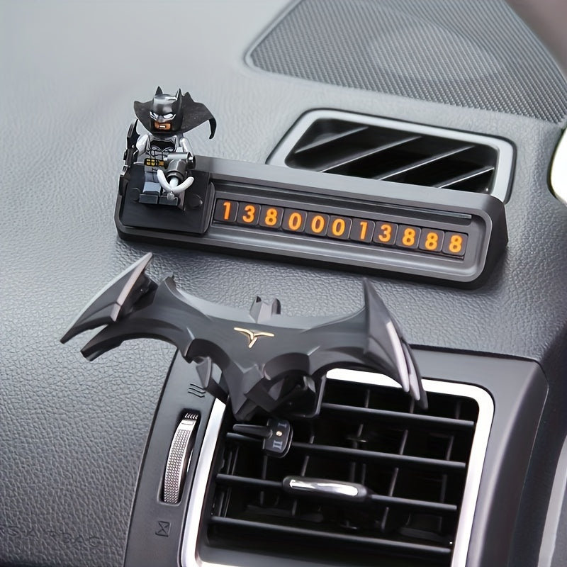 Soporte Universal para Teléfono Móvil de Coche con Diseño de Murciélago y Gravedad Mecánica para Salida de Aire