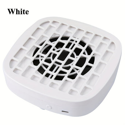Aspiradora Mini USB para Manos y Uñas - Herramienta Compacta Sin Cable, Portátil para Viajes y Hogar, Diseño Moderno y Duradero en Plástico, Funciona sin Batería, Ideal para Cuidado Personal