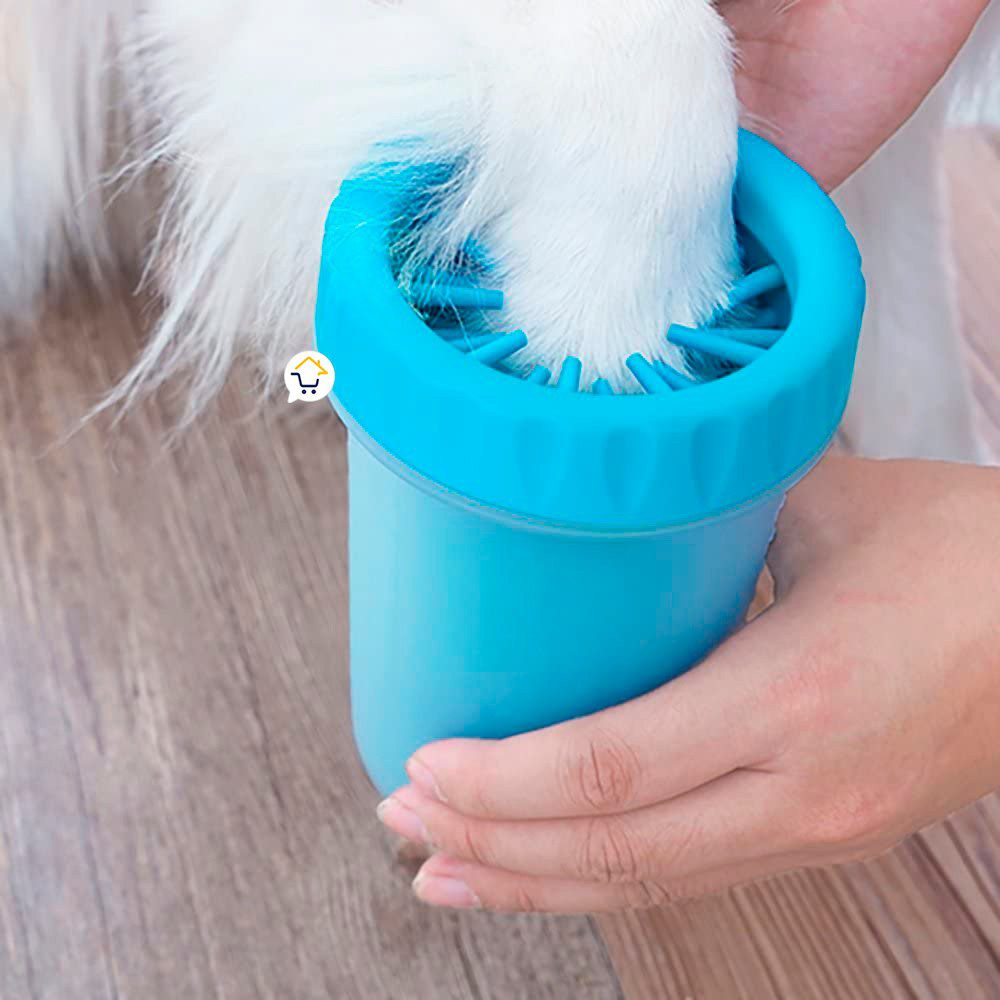 Limpiador Grande Patas Perro Cepillo Limpieza Portátil Mascotas BS-72