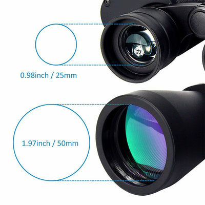 Binoculares Comet 20X50 Largo Alcance Potentes + Estuche Portable Ref:562