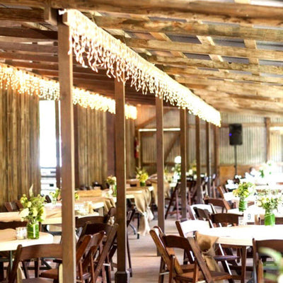 Cortina LED Intercalada 6 Metros 200 LED Navidad Cálida 200LEDCC4