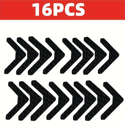 4/8/16/24pcs Pegatinas para Alfombras de Alta Calidad Antideslizantes y Anti-taladro Adecuadas para Salón, Comedor y Baño, Evitan que las Alfombras se Muevan y se Enrollen los Bordes