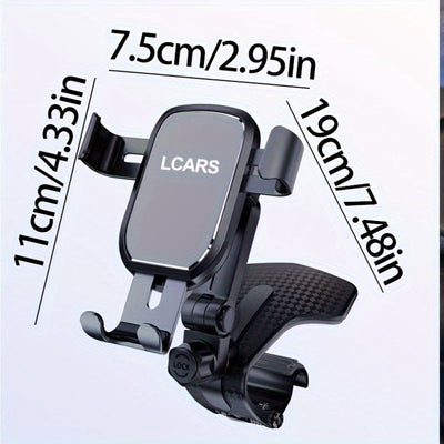 Soporte de teléfono para coche LCARS con montaje ajustable - No cegador, agarre de múltiples ángulos para una visión segura, ideal para navegación GPS y viajes, regalo perfecto para vacaciones, montaje de teléfono para coche.
