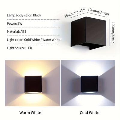 Luces LED de pared AC85-265V 6W para hogar, pasillo y garaje - Iluminación decorativa