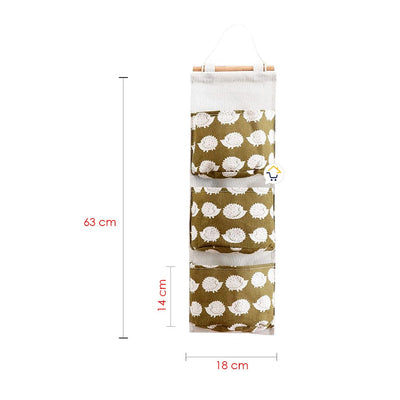 Bolsa Organizadora Colgante 3 Bolsillos Multiusos MD303