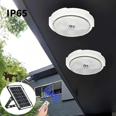 Luces Solares de Pared con 50 LEDs y Control Remoto - Instalación Fácil, Iluminación Automática al Anochecer para Porche, Jardín y Balcón
