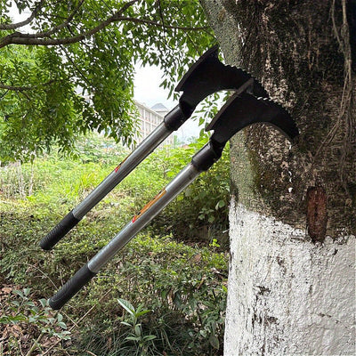 Guadaña Profesional de Jardinería de Acero Aleado - Corte Manual de Césped, Ramas y Malezas - Mango Largo (57 cm/22.4 pulgadas) para Jardinería, Agricultura y Paisajismo - Herramienta Agrícola Duradera sin Electricidad, Diseño Ergonómico, Equipo de Granj