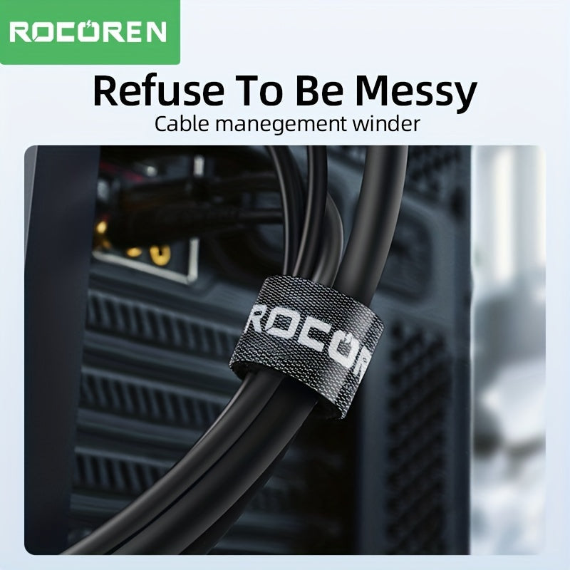Organizador De Cables Rocoren, Enrollador De Cables, Cargador De Gestión De Cables USB, Protector Para Teléfono, Ratón, Auricular, Soporte De Cable, Protección De Cable