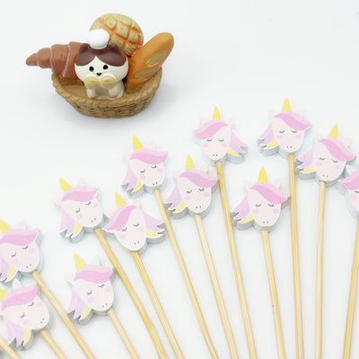 50/100pcs Palillos de Bambú con Animales del Safari - 11.94 cm Palillos Coloridos para Decoraciones de Fiestas, Aperitivos y Bebidas de Frutas - Brochetas Temáticas Divertidas y de Alta Calidad para Fiestas Infantiles y Eventos