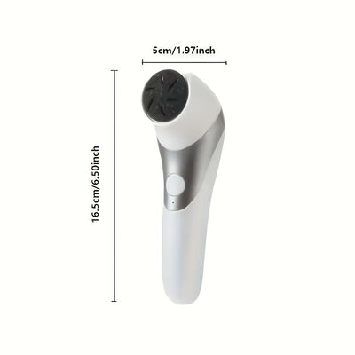 Limpiador de Pies Eléctrico Profesional - Herramienta de Pedicura Recargable USB con 2 Velocidades y 4 Cabezales, Portátil y Fácil de Usar para Eliminar Cutículas Gruesas | Solución Suave y Cómoda para Pies Agrietados y Secos