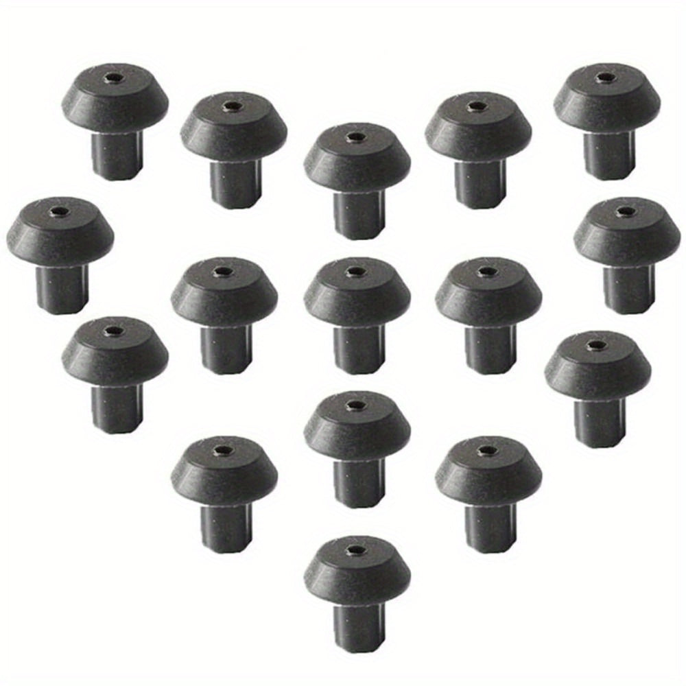 16 piezas, piso de parrilla de quemador de estufa de gas, compatible con estufa de gas, piso de quemador de estufa de gas, pies de goma para repuestos de estufa de gas WB02T10461