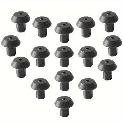 16 piezas, piso de parrilla de quemador de estufa de gas, compatible con estufa de gas, piso de quemador de estufa de gas, pies de goma para repuestos de estufa de gas WB02T10461