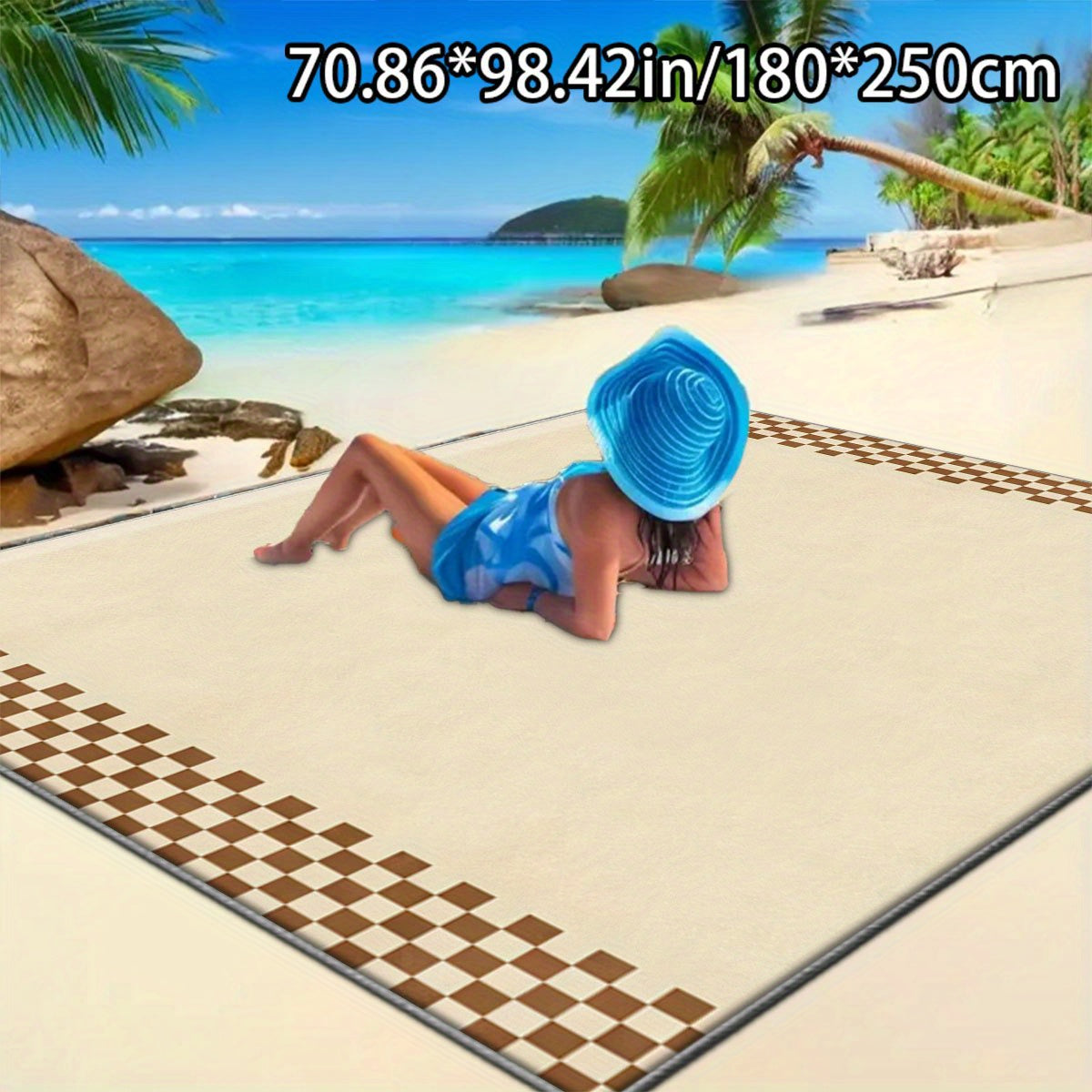 Alfombra de Terciopelo Diamante Dorado + 800g/m² + Base Puntada con Diseño Floral Inferior, Decoración Elegante y Versátil para Hogar en Marrón Arroz, Tapete Artístico Premium para Sala, Sofá, Dormitorio o Exteriores, Ideal para Centros Comerciales y Caf