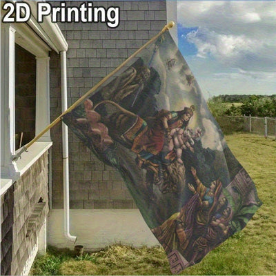 Impresión 2D 91,44 x 152,4 pulgadas Bandera Diosa - Argani (Regreso de la Diosa) Bandera más gruesa y duradera con cuatro agujeros para interiores y exteriores, decoración de jardín, patio, césped, porche, balcón, hogar, decoración, decoración de habitac