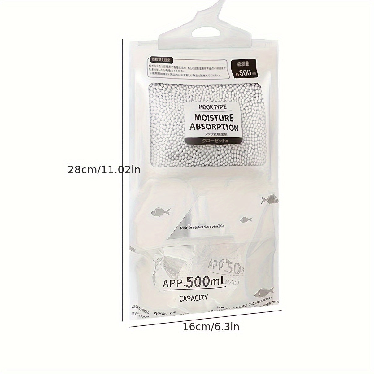 11 piezas de accesorios de deshumidificador de plástico blanco con etiquetas negras - Ideal para dormitorio y baño, no necesita electricidad, diseño transparente para fácil visibilidad, deshumidificador para dormitorio, control de humedad en dormitorio,