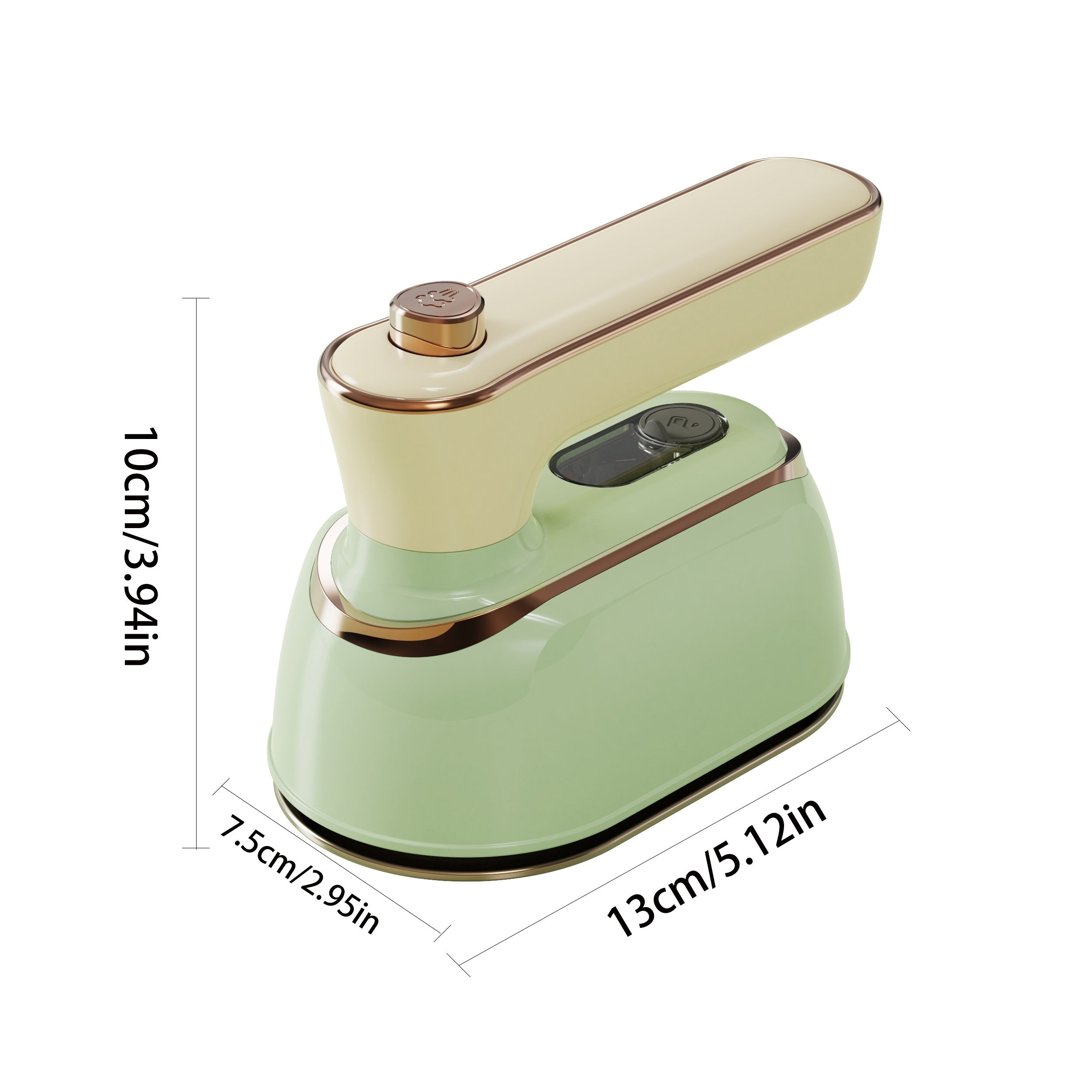 1pc Plancha de Vapor Portátil Mini, Calentamiento Rápido de 20s, Planchado Dual Propósito Seco/Húmedo, Diseño Portátil Rotativo Plegable de 180°, Uso en Casa y Viaje, 110-130V Enchufe EE. UU. - Sin Batería Requerida