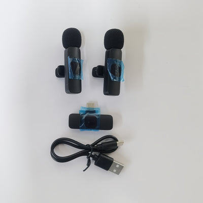 Microfono Lavalier sin varillas: con Protector de Viento Avanzado, Compatible con USB-C, Plug and Play, Reducción de Ruido, para YouTube y Transmisiones en Vivo