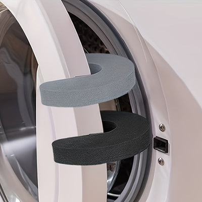 Juego de 2 soportes de ventilación para lavadora, anti-pellizcos y suaves al tacto, tope de puerta de plástico, sin necesidad de pilas