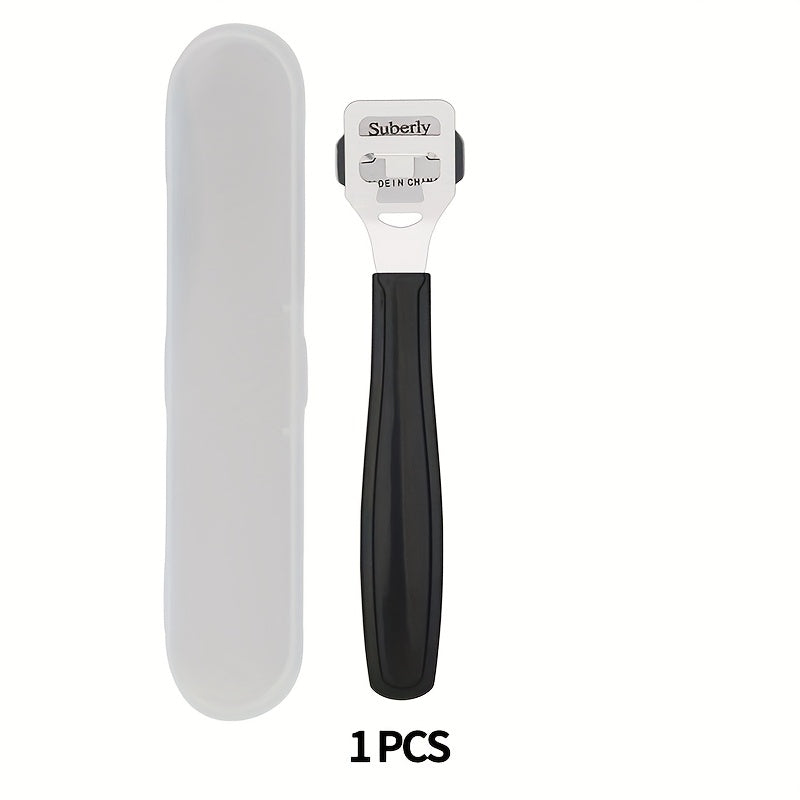 1pc Herramienta Manual de Alta Resistencia para Eliminar Uñas - Diseño con Borde Redondeado para Pies, Manos y Uñas de los Dedos - Sin Necesidad de Electricidad/Batería, Portátil en Color Beige Claro, Removedor de Callos y Pedicura - Construcción Durader