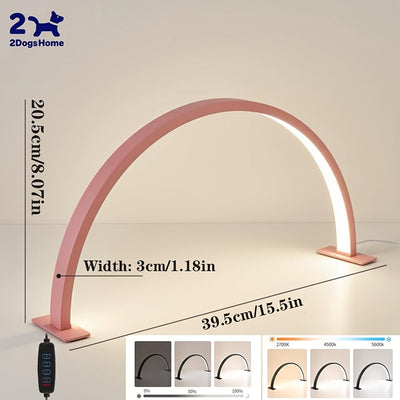 2025 Lámpara de Uñas Media Luna Mejorada con Enchufe USB, Luz de Escritorio 39.5 cm/15.5 pulgadas para Aficionados a la Manicura - Herramienta Esencial para Belleza/Arte en Uñas/Tatuajes y Estilismo