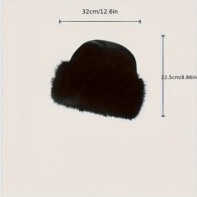 Gorro de Invierno Grueso y Cálido para Damas con Forro de Peluche - Estilo Gorra de Pescador Protección para las Orejas | Regalo Ideal de Navidad