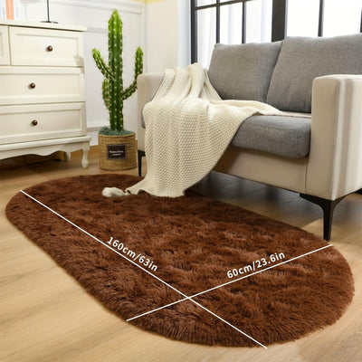 1pc, una alfombra suave y esponjosa para el salón, una alfombra de suelo peluda para el dormitorio, una alfombra decorativa para decoración del hogar, una alfombra no resbalosa de lujo lavable en máquina, decoración de interiores del hogar.