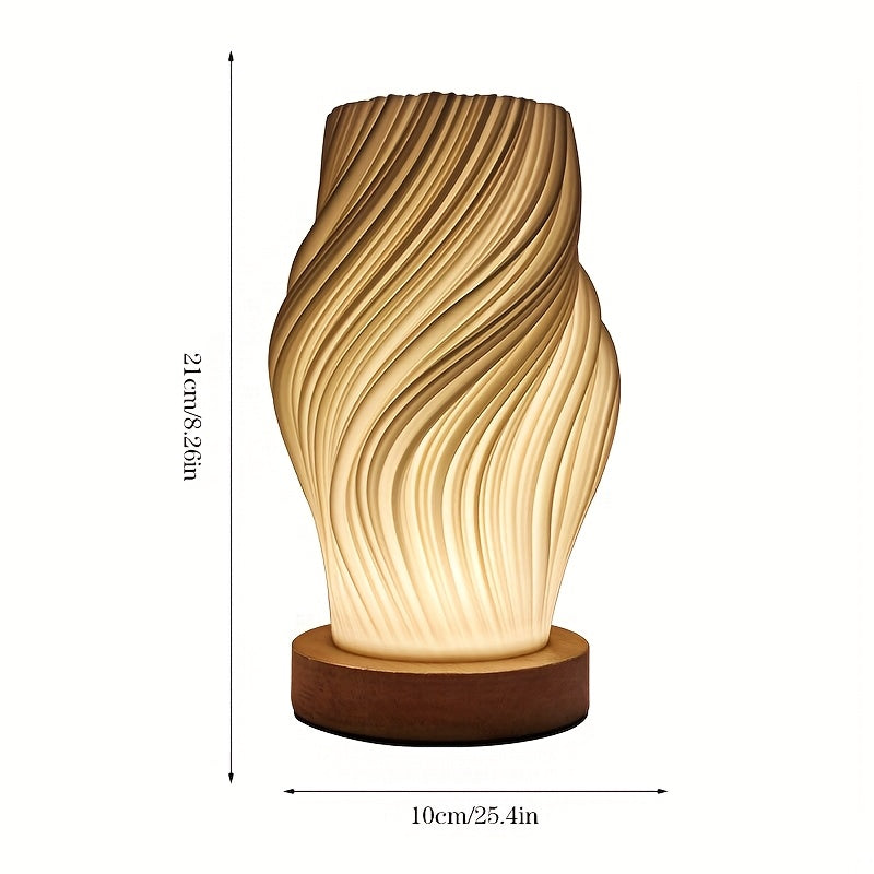 Linterna de mesa LED creativa y sencilla con temperatura de color y brillo ajustables, adecuada para sala de estar, dormitorio, mesita de noche y comedor
