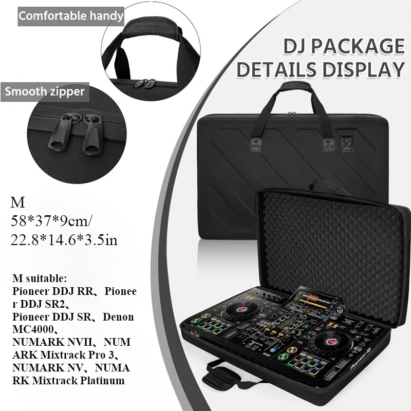 Estuche de almacenamiento ligero de EVA moldeado para Pioneer DDJ RX2 RX3, negro