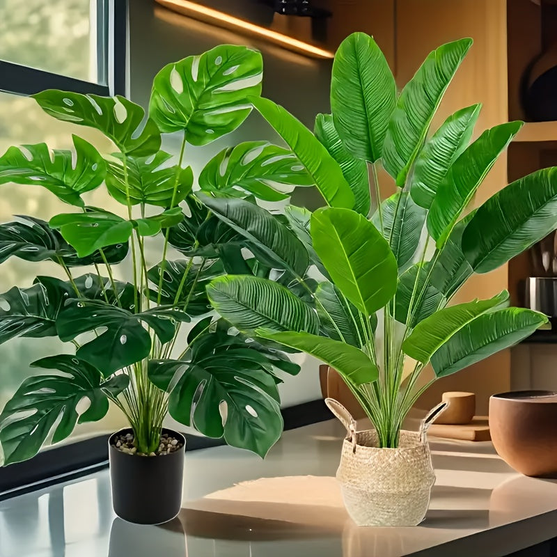 2 Plantas de Girasol Artificiales Realistas para Decoración Interior y Exterior - Verde Nórdico, Todo Temporada, Sin Macetas, Perfecto para Bodas, Hoteles, Jardines, Patios, Regalos de Inauguración y Celebraciones Estacionales