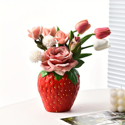 1pc/Jarrón de Flores Estilo Nórdico Hecho a Mano con Diseño Creativo y Lindo, Ideal para Sala, Escritorio y Decoración Floral - Regalo Perfecto para Fiestas, Festivales, Estudio, Balcón o Jardín, Arreglos Florales Secos