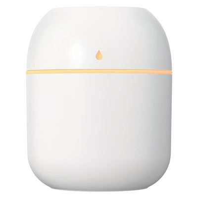 Humidificador y difusor portátil con USB, doble función: pulverizador de niebla con dispensador de fragancia, diseño compacto para hogar, oficina o escritorio, opciones en blanco y rosa, humidificador para el hogar, electrodoméstico moderno y elegante, a