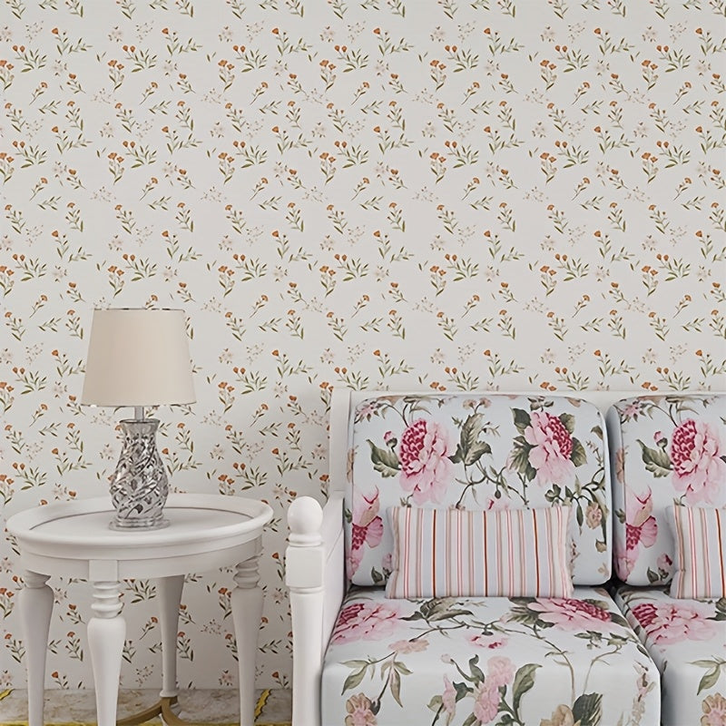 Forros Autoadhesivos para Armarios con Diseño Floral Pastel - Forros de Plástico Duraderos para Cajones y Cocinas, Fácil Instalación Pegar & Despegar para Armarios, Zapateros, Protección de Muebles y Decoración Elegante