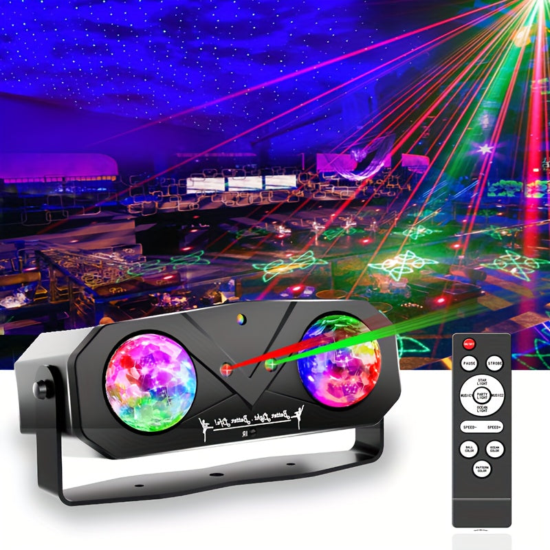 Tira de luces láser LED con alimentación USB, aluminio negro, ≥0.4mW y <1mW, ≤36V, con control remoto, para fiestas DJ, presentaciones en escenario, bodas, iglesias, discotecas, fiestas en casa, reuniones con amigos, Día de San Valentín, iluminación escé