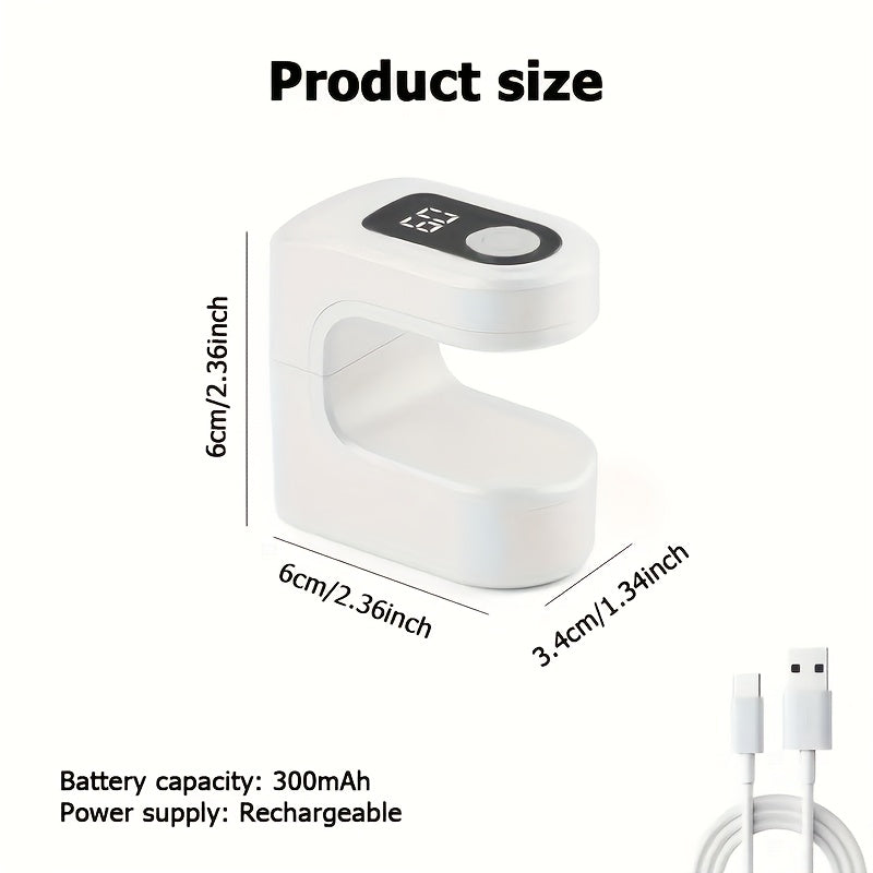 1 pieza, lámpara de uñas cuadrada para dulces - Ideal para uñas de gel, lámpara de secado portátil con doble ajuste de carga USB LED, doble uso para hogar y salón, función de doble temporización de secado rápido, herramientas de uñas modernas | Lámpara d